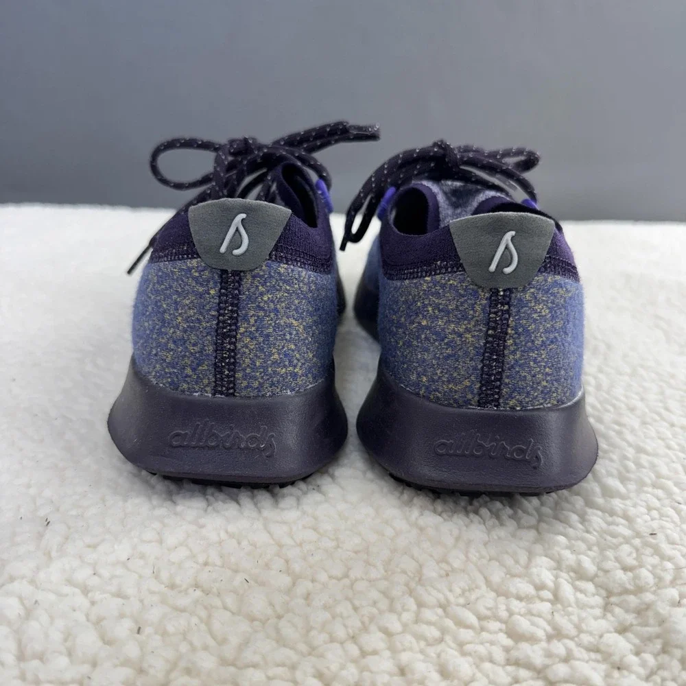 Allbirds Wool Runner Mizzle Shoes Womens Size 10 Blue‎ Purple Sneakers Comfort